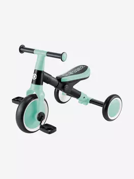 Трехколесный велосипед-беговел Globber LEARNING TRIKE (2в1), Зеленый