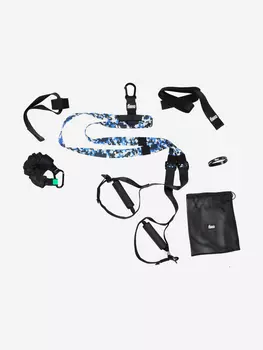 Тренировочные петли TRX FISIO HERO Зимний камуфляж, Голубой