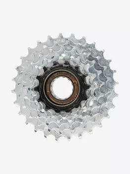 Трещотка велосипедная SunRace MFM2A, 14-28T, 6 скоростей, Серебряный