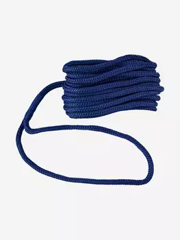 Трос швартовый с огоном Skipper плетеный, 10мм*10,67м, нейлон , синий, Синий