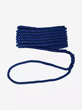 Трос швартовый с огоном Skipper трёхпрядный, 10мм * 7.62м, нейлон, синий, Синий