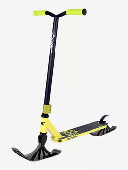 Трюковый Самокат с Лыжами SNOZ "Iscoo-2", Желтый (2023), Желтый