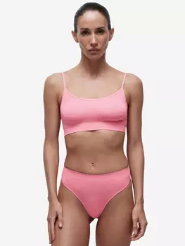 Трусы - стринги с высокой посадкой belle you, Розовый