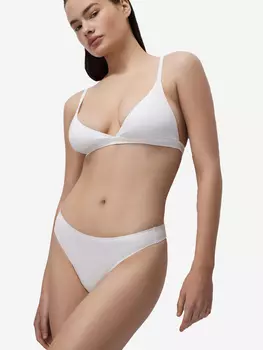 Трусы-стринги со средней посадкой belle you, Белый