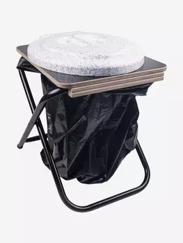 Туалет походный складной Друг, Черный