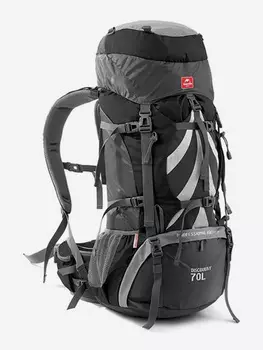 Туристический рюкзак Naturehike Discovery 70 L черный новая версия, Черный