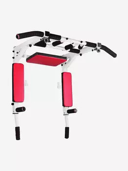 Турник-Брусья-Пресс 3в1 "Мультихват" Sportlim Бело-красный, Красный