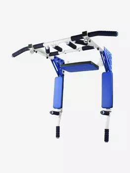 Турник-Брусья-Пресс 3в1 "Мультихват" Усиленный Sportlim "Бело-синий", Белый