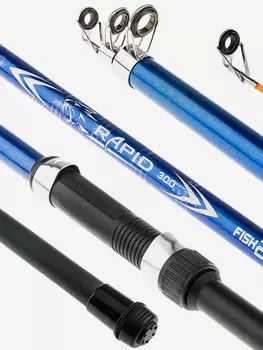 Удилище телескопическое стеклопластиковое д/с Fish2Fish Rapid New (10-40) 3,0 м Blue, Мультицвет