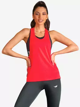 Удлиненная майка свободного кроя EAZYWAY, Красный