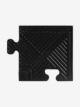 Уголок для резинового бордюра,черный,толщина 12 мм. MB-MatB-Cor12, Черный