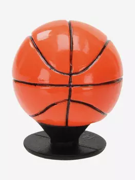 Украшение для обуви Crocs Jibbitz 3D Basket Ball, Оранжевый, размер Без размера