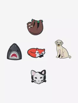 Украшение для обуви Crocs Jibbitz Animal Lover, Мультицвет, размер Без размера