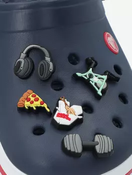 Украшение для обуви Crocs Jibbitz Gym Rat, Мультицвет, размер Без размера