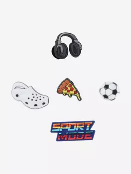 Украшение для обуви Crocs Jibbitz Sport Life, Мультицвет, размер Без размера