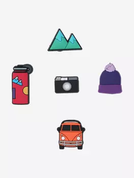 Украшение для обуви Crocs Jibbitz Van Life, Мультицвет, размер Без размера