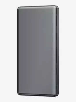 Ультратонкий блок питания KEEPHONE Franky / Быстрая зарядка аккумулятора: 10000 мАч, Повербанк — Gunmetal, Серый