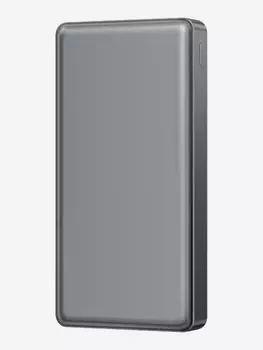 Ультратонкий блок питания KEEPHONE Franky / Быстрая зарядка аккумулятора: 20000 мАч, Повербанк — Gunmetal, Серый