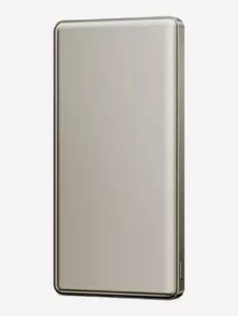 Ультратонкий блок питания KEEPHONE Franky / Быстрая зарядка аккумулятора: 10000 мАч, Повербанк — Titanium, Серебряный