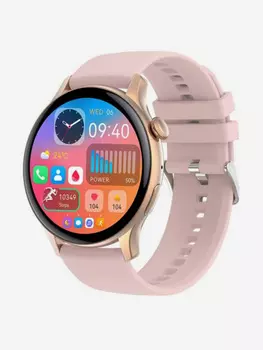 Умные часы CheckME Smart CMSHK85GP с счетчиком калорий, шагомером, мониторингом сердечного ритма, Розовый