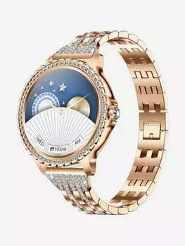 Умные часы CheckME Smart CMSI58GG с шагомером, фитнес-трекером, уровенем кислорода в крови, Золотой