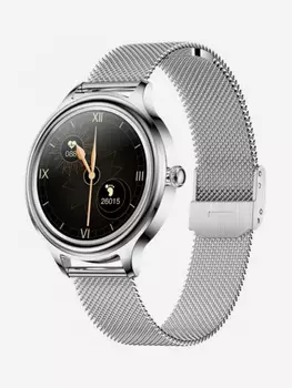 Умные часы CheckME Smart CMSKM05SS с шагомером и счетчиком калорий, Серебряный