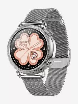 Умные часы CheckME Smart CMSV25SS с термометром, мониторингом сна, пульсометром, Серебряный