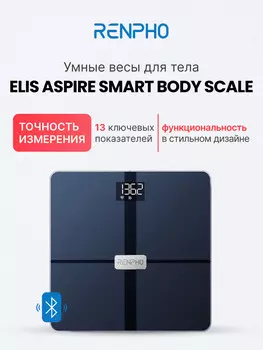 Умные напольные весы Renpho Elis Aspire ES-WBE28, Черный