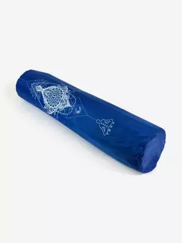 Универсальная сумка чехол для коврика для фитнеса и йоги Чакры размер 16 х 70 см (синий) BODHI, Синий