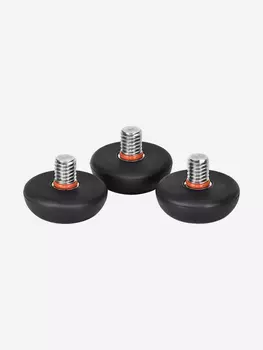 Универсальные резиновые ножки Sunwayfoto TR-35 для штатива с резьбой, сменные, 3/8''-16 (3шт), Черный