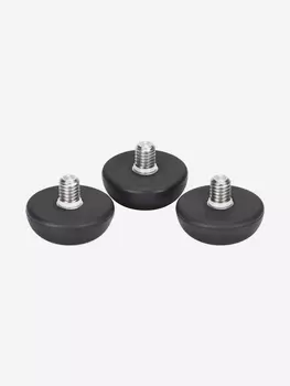 Универсальные резиновые ножки Sunwayfoto TR-40 для штатива с резьбой, сменные, 3/8''-16 (3шт), Черный