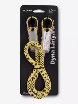 Ус самостраховки Kailas Dynamic Lanyard 100см, Желтый