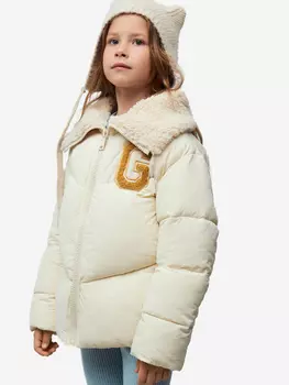 Утепленная куртка для девочек TOTTI KIDS, Бежевый