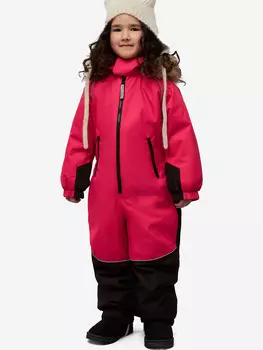 Утепленный комбинезон для девочек TOTTI KIDS, Красный