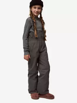 Утепленный полукомбинезон для девочек TOTTI KIDS, Серый