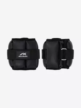 Утяжелители Athlex, 2х2 кг, Черный