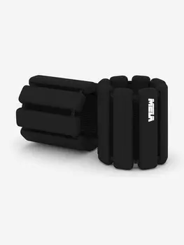 Утяжелители черные , 1,5 кг, 2шт, MELA, Черный