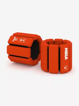 Утяжелители красные , 0,5 кг, 2шт, MELA ИГРЫ, Красный