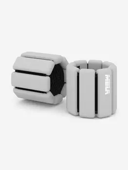 Утяжелители серые, 0,5 кг, 2шт, MELA, Серый