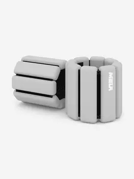 Утяжелители серые , 1 кг, 2шт, MELA, Серый