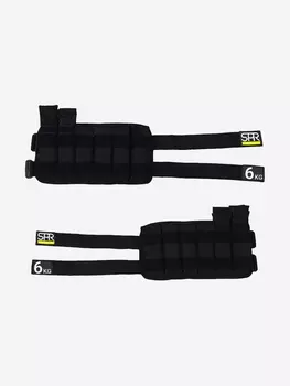 Утяжелители SPR регулируемые 2 шт по 6 кг, Черный