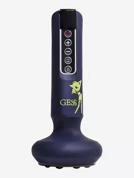 Вакуумный антицеллюлитный массажер для тела GESS Body HIT, 12 режимов, прогрев, Синий