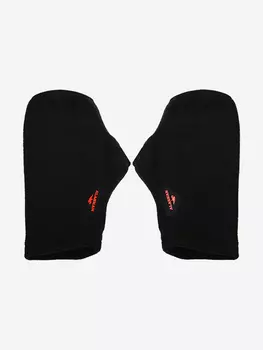 Варежки флисовые Alaskan Small Mittens черные XL, Черный