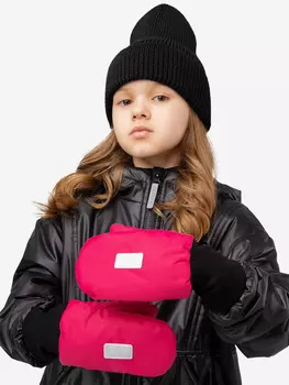 Варежки непромокаемые для девочек bodo, Красный