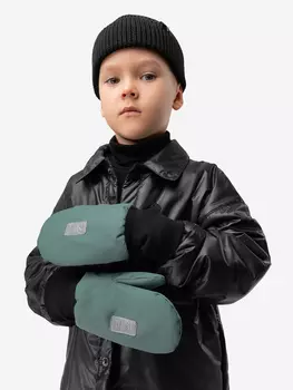 Варежки непромокаемые для мальчиков bodo, Зеленый