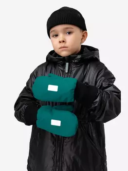 Варежки непромокаемые для мальчиков bodo, Зеленый