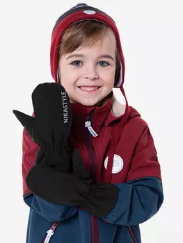 Варежки Софтшелл NIKASTYLE, Черный