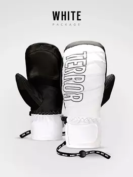 Варежки TERRO - CREW, Белый