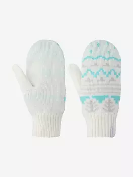 Варежки женские Glissade, Белый
