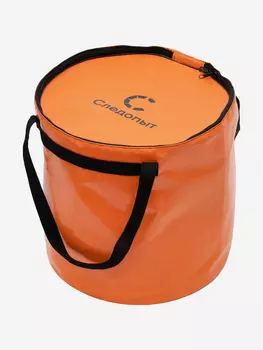 Ведро с крышкой Следопыт для рыбы, ПВХ, 40х40х40 см, цвет оранжевый., Оранжевый